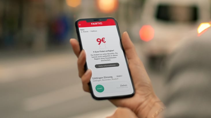 Das 9-Euro-Ticket läuft – mit FAIRTIQ
