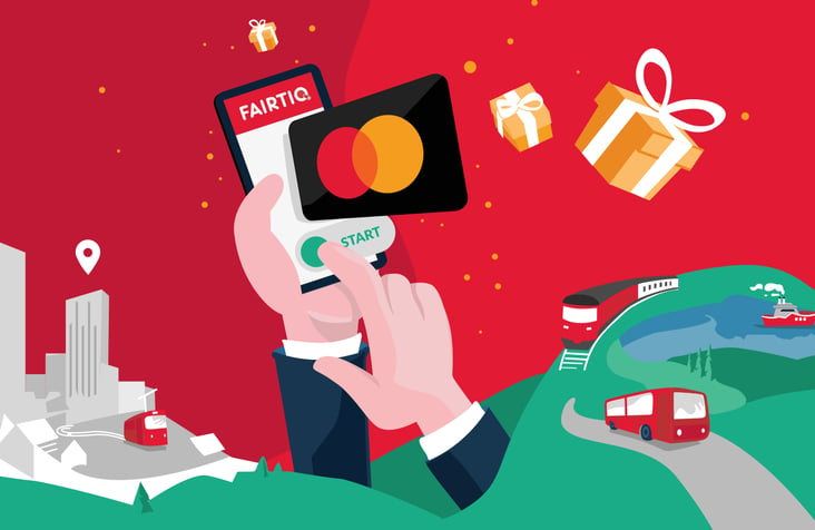 Jetzt öV fahren, mit Mastercard® bezahlen und gewinnen! | FAIRTIQ