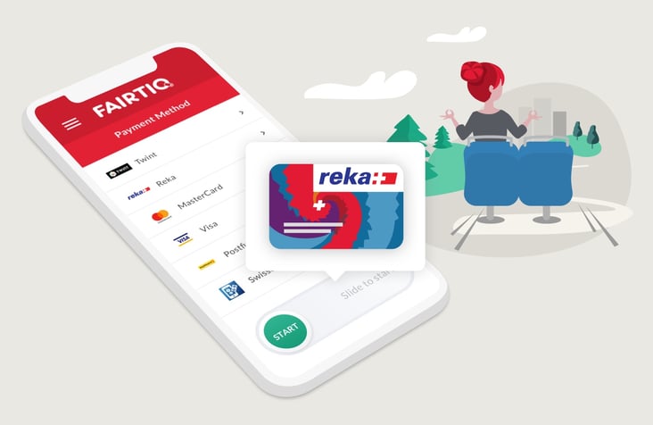 Voyagez avec FAIRTIQ et payez avec REKA | FAIRTIQ