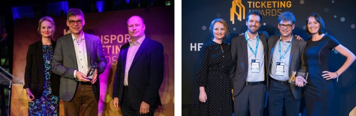 Der «Best Smart Ticketing Programme» Award 2019 der Transport Ticketing Global geht an tpf und FAIRTIQ | FAIRTIQ